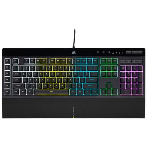 K55 RGB PRO tastiera Gaming USB QWERTY Spagnolo Nero - Foto 1
