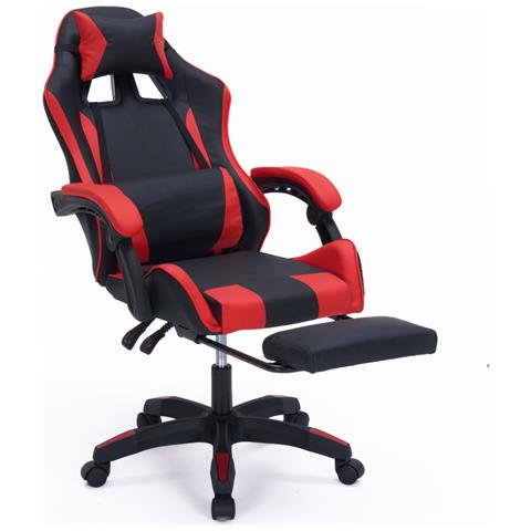 Altair Sedia Da Gioco Ergonomica Nera E Rossa - Foto 1