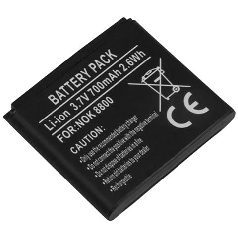 Batteria Bl-5x Per Nokia 8800 Li-ion 3.7v 700mah 2.6wh - Foto 1