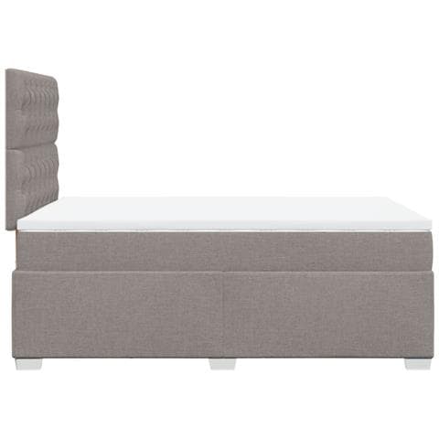 Giroletto a Molle con Materasso Tortora 120x190 cm in Tessuto - Foto 9
