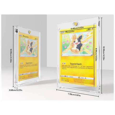 Confezione Da 10 Protezioni Per Carte Da Collezione In Acrilico - Foto 2