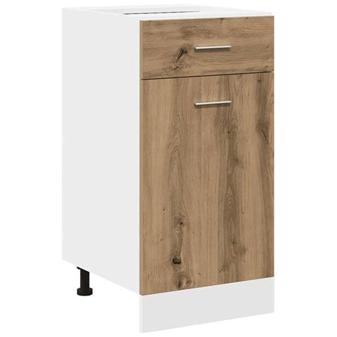 Set di Mobili da Cucina 11 pz Rovere Artigianale Truciolato - Foto 9