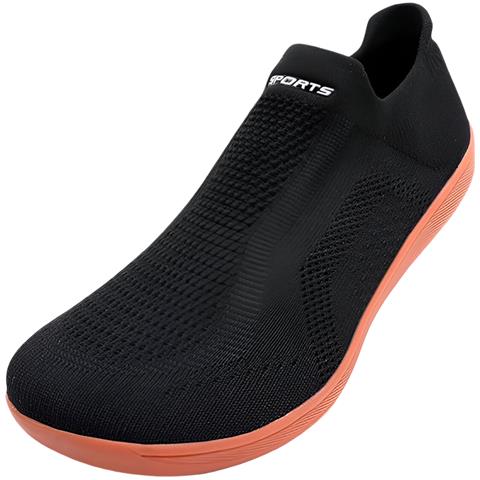 Scarpe Sportive Da Corsa Slip-on Traspiranti In Rete Unisex Nere 38 - Foto 1