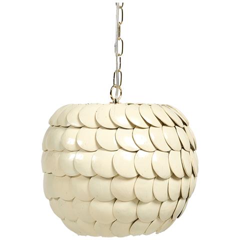 Lampadario Maskeliya Guscio Di Cocco Beige - Foto 2