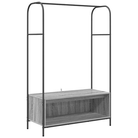 Stendibiancheria Grigio 100 x 44 x 160 cm Legno multistrato - Foto 1