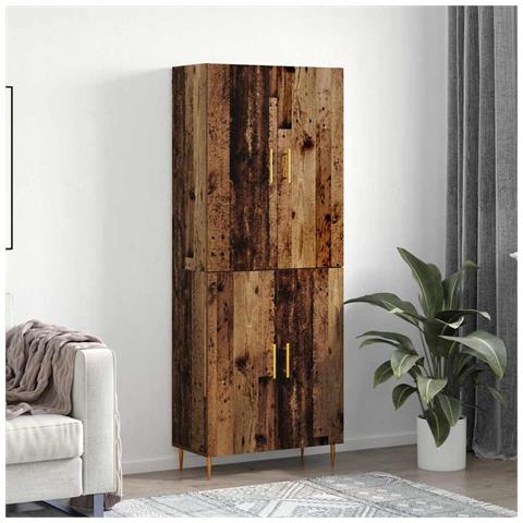 Credenza Legno vecchio 69,5 x 34 x 180 cm Legno multistrato - Foto 2