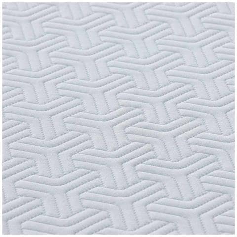 Materasso Bianco e Grigio 80 x 160 cm Molle Insacchettate - Foto 9