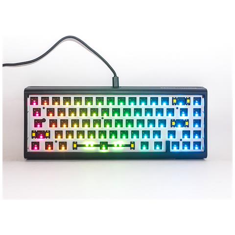 Tinker 65 Barebone tastiera Gaming USB Tedesco Nero - Foto 1