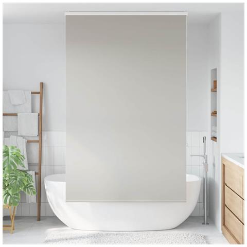Tenda a Rullo Doccia con Cassonetto 130x240cm Larghezza Tessuto - Foto 2