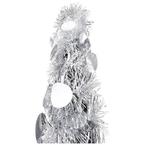 Lusso Casadino - Albero Di Natale Artificiale Apribile Argento 150 Cm Pet - Foto 1