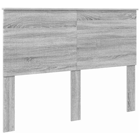 Testiera con testiera Grigio Sonoma 140 cm Legno multistrato - Foto 1