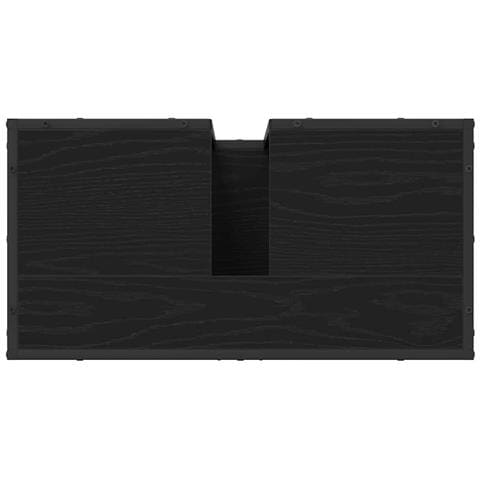 Armadio per Lavabo da Bagno Rovere Nero 65 x 33 x 60 cm - Foto 9