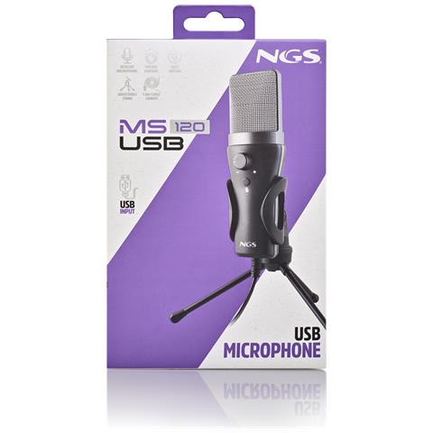 MS120 USB Nero Microfono per podcast - Foto 8