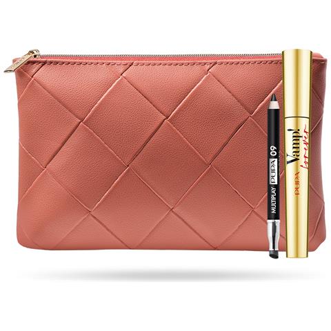 Set : Multiplay, Double-ended, Eyeshadow & Kajal Eyeliner 2-in-1, 09, Deep Black, 1.2 G + Vamp! Mascara Forever, Paraben-free, Waterproof, Mascara, 111, Black, 9 Ml - Foto 1