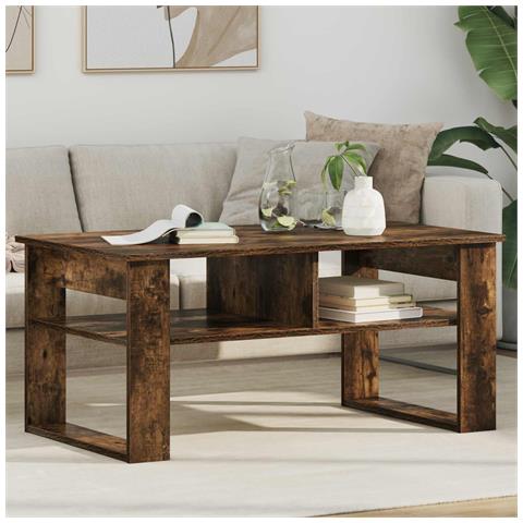 Tavolino da salotto Rovere fumé 96 x 54 x 44 cm - Foto 2