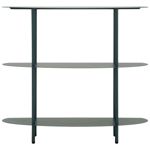 Console Saturno In Metallo Ottanio 90x28x81 Cm - Foto 2