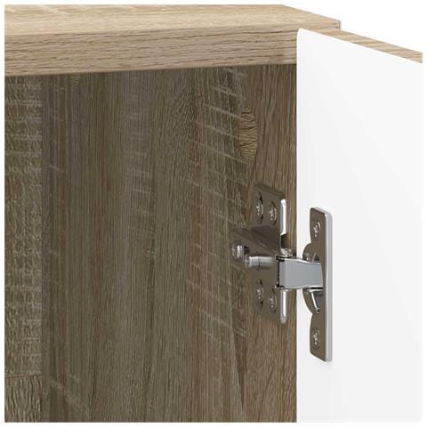 Armadio da Notte 2 pcs Rovere Sonoma 43 x 34,5 x 50 cm - Foto 9