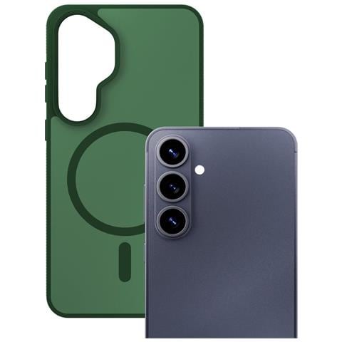Custodia Samsung Galaxy S26, Verde Semi-trasparente, 3mk Smoke Magcase - Foto 7