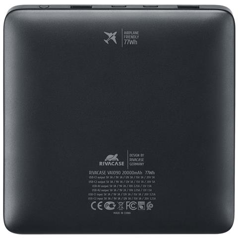Turbo Polimeri di litio (LiPo) 20000 mAh Nero - Foto 19
