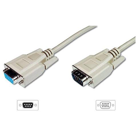 Cavo Prolunga Monitor Vga Schermato Maschio / Femmina Mt. 1.8 - Foto 1