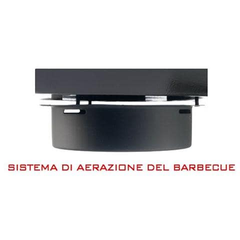 Barbecue 60-40 Green / W Altezza 90 cm dimensioni del braciere 58 x 38 cm Peso 8.5 Kg - Foto 2