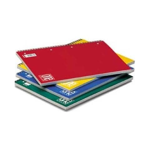 confezione da 6 pezzi - maxiquaderno spiralato ppl 210x297mm a4 80fg+1 80gr 5mm one color blasetti - Foto 2