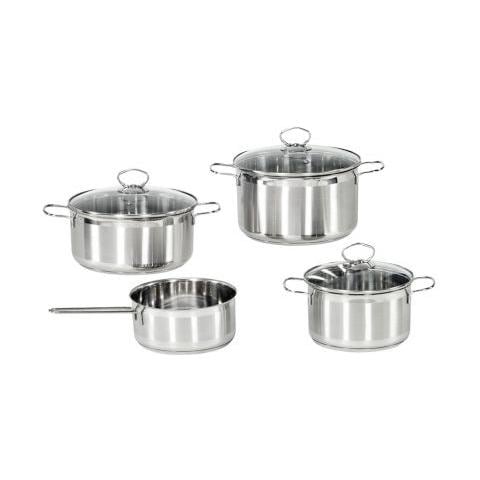 Set di pentole Manhattan a 4 pezzi in acciaio Inox - Foto 2