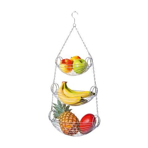 Cesto portafrutta da appendere Triago 33 x 20,5 x 73 cm - Foto 2