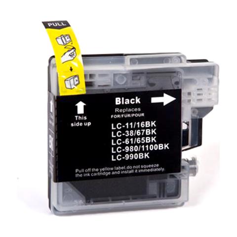 Cartuccia Ink-Jet Compatibile Brother LC 980 / LC1100 BK Nero - Foto 1
