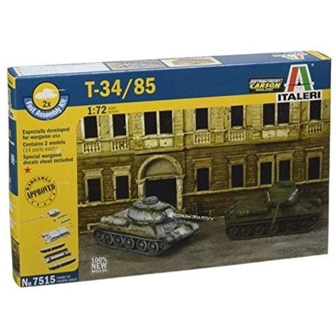 It7515 T-34/85 Russian Tank Kit 1:72 Modellino - Foto 1