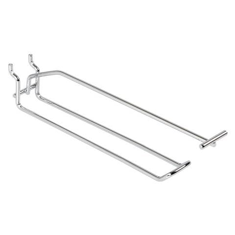 Gancio Sicurezza 20cm Cromato Con Asta Portaprezzi - Foto 1