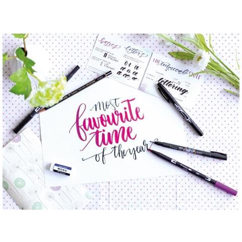 Abt-18p-2 Set Da 18 Dual Brush Pen, Collezione Colori Secondari - Foto 4