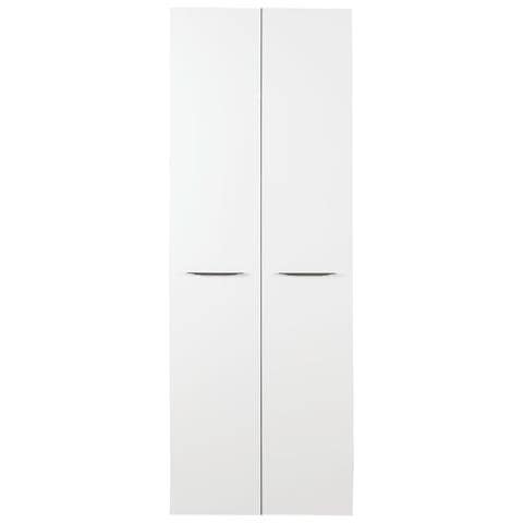 Coppia Ante Componibili Per Libreria 'egaleo' - Cm. 37 X H. 209 - Bianche - Foto 1