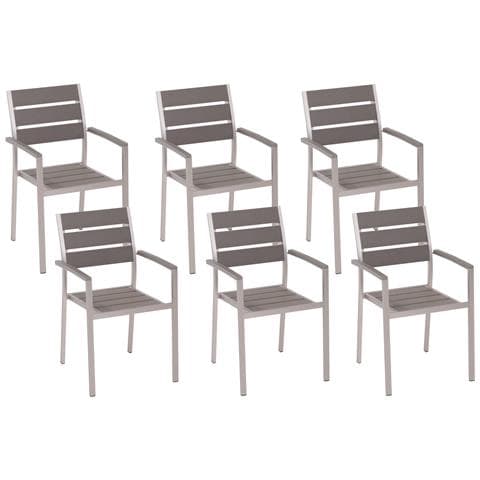 Set Di 6 Sedie Da Pranzo In Colore Grigio Vernio - Foto 16