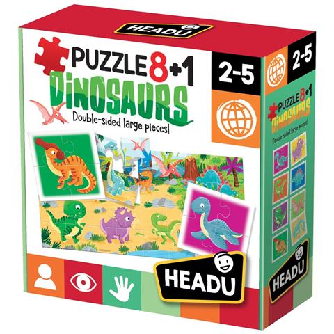 Puzzle 8+1 Dinosaurs - Foto 1