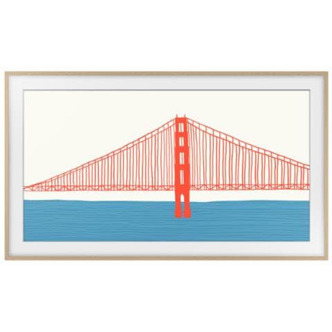 Cornice per TV The Frame 2021 (LS03A) 43" Teak Modern - Foto 1