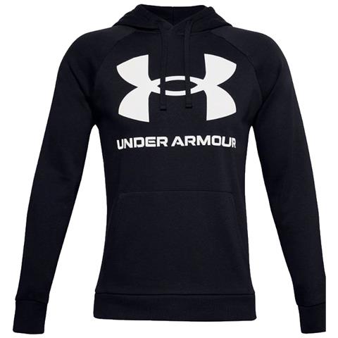 Rival Fleece Big Logo Hoodie, Uomo, Nero, Felpe, Numero: S Eu - Foto 1
