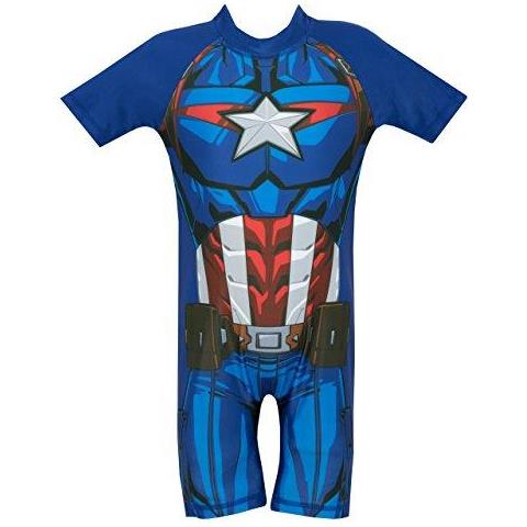 Avengers Ragazzi Capitan America Del Costume Da Bagno Et 18 A 24 Mesi - Foto 1