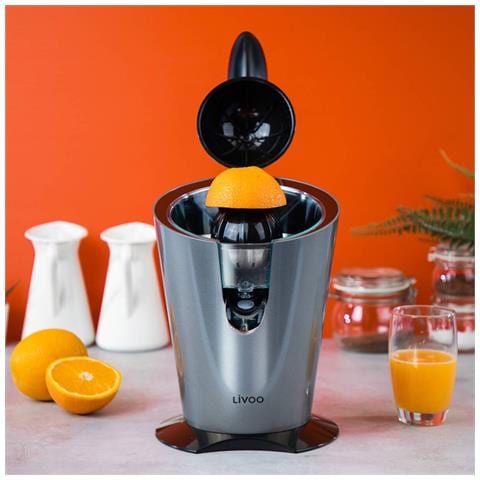 Dod164 Spremiagrumi Elettrico - 160w - Serbatoio 0,37 L - Grigio - Foto 5