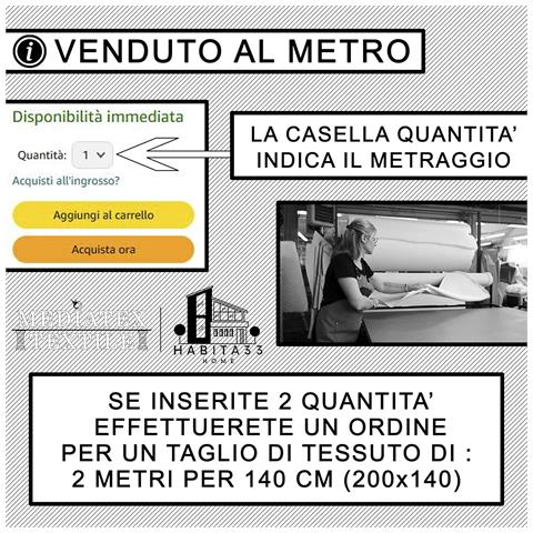 Tessuto Twill Digitale Al Metro – Larghezza 140 Cm, Ideale Per Arredamento, Abbigliamento, Tende E Diy – Elegante, Morbido E Facile Da Lavorare (676-smile-espressivi) - Foto 7