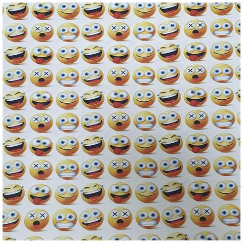 Tessuto Twill Digitale Al Metro – Larghezza 140 Cm, Ideale Per Arredamento, Abbigliamento, Tende E Diy – Elegante, Morbido E Facile Da Lavorare (676-smile-espressivi) - Foto 1