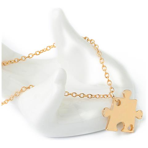 Collana Puzzle Per Best Friends Confezione Da 4 Gold - Foto 12