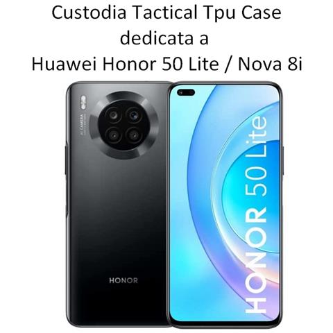Custodia Originale Tpu Cover Case Per Huawei Nova 8i - Honor 50 Lite Trasparente - Foto 2