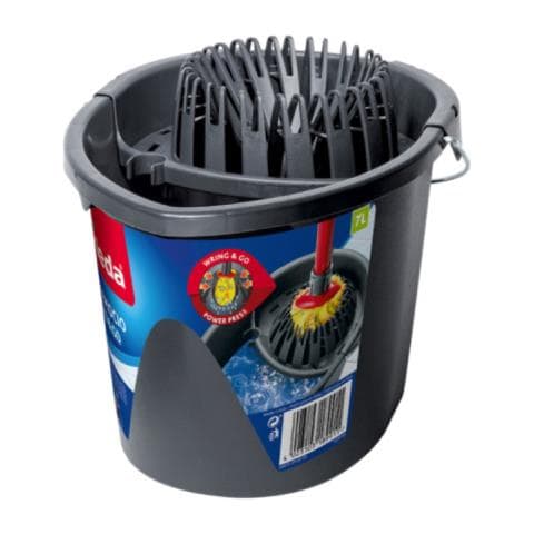 Secchio Wring And Go Da 7 Litri - Grigio - Foto 1