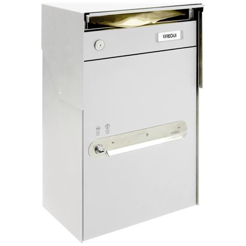 Bigpack Mail Ep2011 Cassetta Postale In Acciaio Per Posta E Pacchi Grandi, Cassetta Deposito Pacchi, Bianca - Foto 2