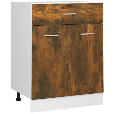 Mobiletto “Lyon” Rovere Fumo 60x46x81,5 cm - Foto 1