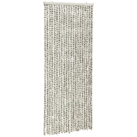 Tenda Antimosche Grigio Chiaro E Grigio Scuro 90x200cm Ciniglia - Foto 2