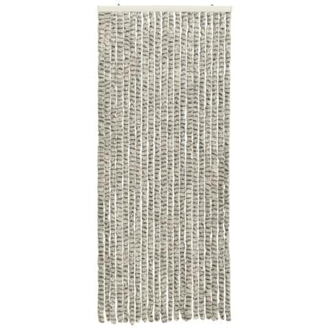 Tenda Antimosche Grigio Chiaro E Grigio Scuro 90x200cm Ciniglia - Foto 3