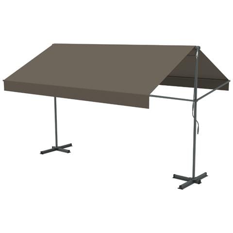 Tenda Manuale A Doppia Pendenza 4 X 1,5/1,5 M In Poliestere Color Tortora Iseo - Foto 1