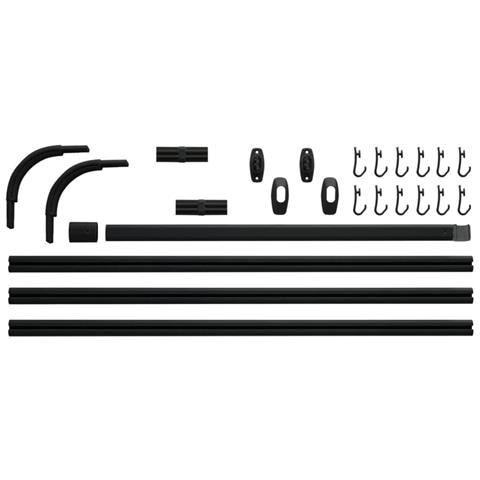 Set Binari Per Tenda Da Doccia Easy-roll Nero - Foto 3